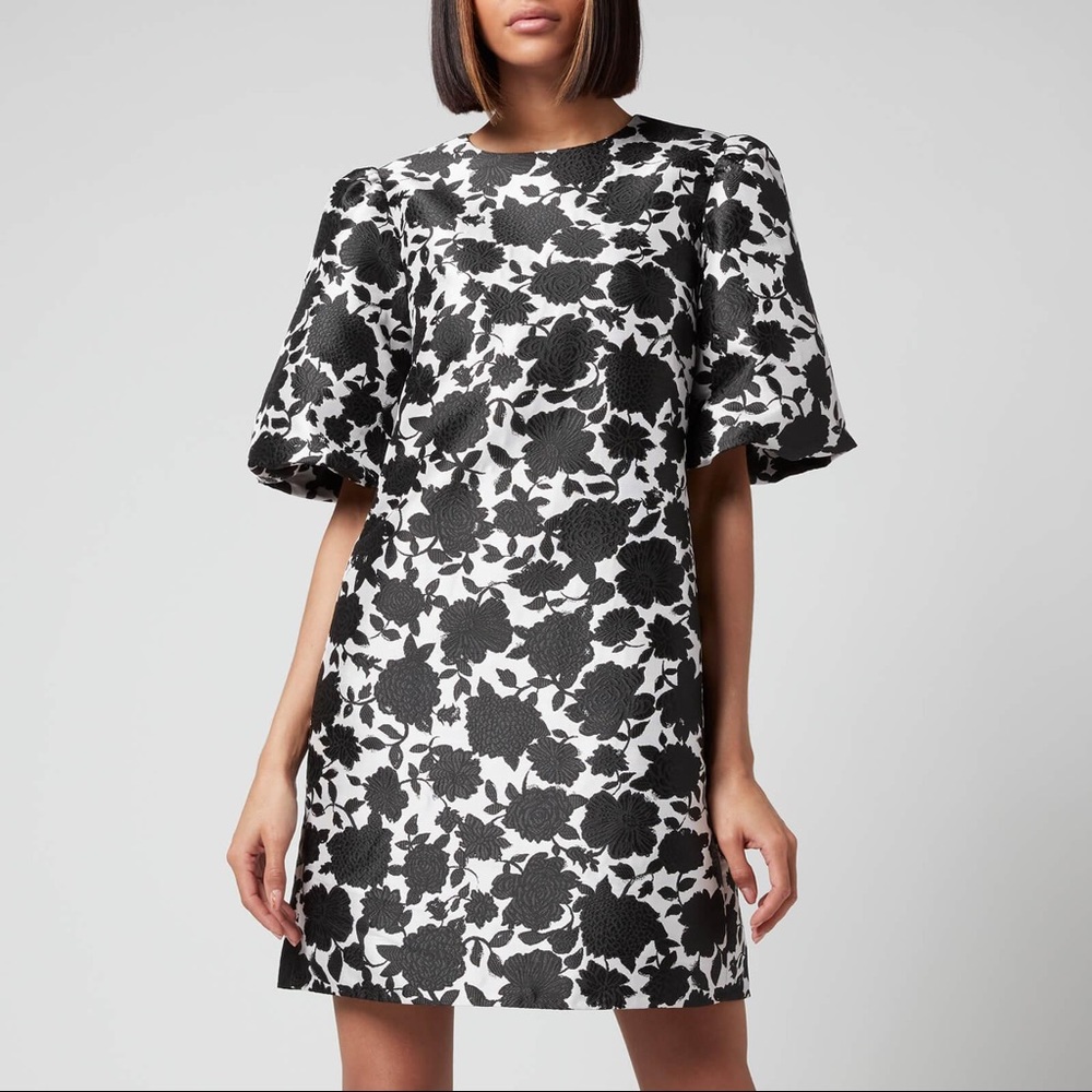 ♠️ - Kate Spade Bicolor Floral Taxi Dress